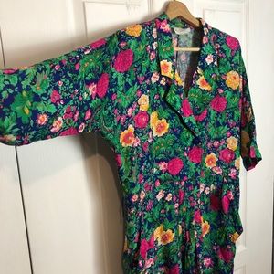 Vintage Floral Dress